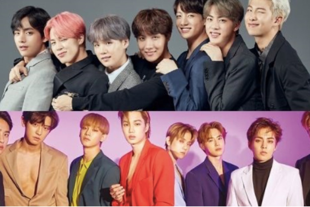 EXO против BTS! В сети началась война двух самых популярных групп