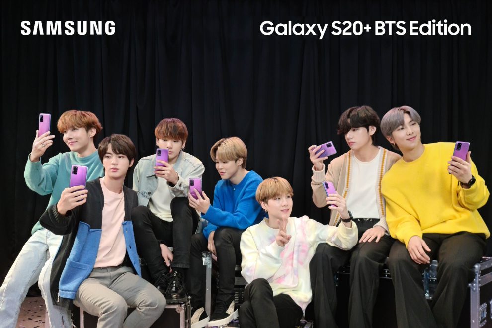 BTS могут лично презентовать Galaxy S20 в России в июле